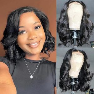 Layered Bob Human Hair Wig
