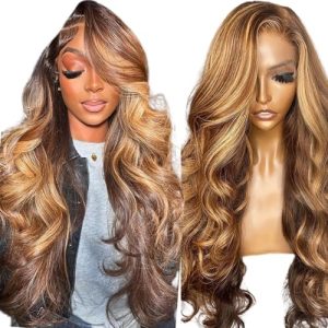 Blonde Ombre Lace Front Human Hair Wig