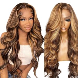 Honey Brown Human Hair Wig