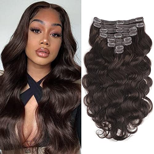 Brown Clip In Human Hair Extension