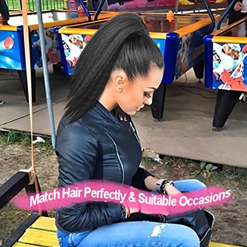 20 Inch 100% Human Hair Drawstring Ponytail Extension for Instant Volume and Length - Image 2