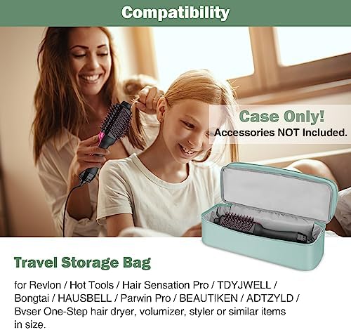 Compact hair brush dryer for travel. - Image 2