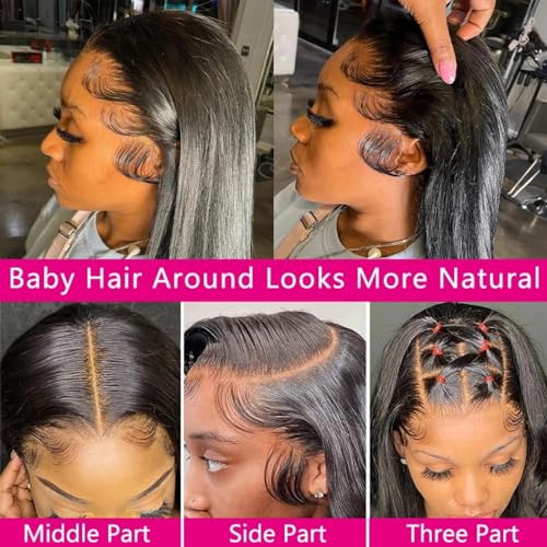 22 Inch 150% Density Natural Look Brazilian Human Hair Wig with Adjustable Straps - Image 5