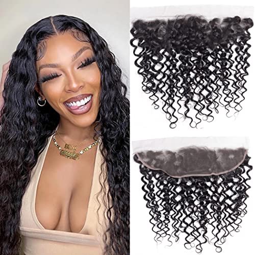 14 Inch 100% Virgin Human Hair Curly Lace Closure for Natural Styling