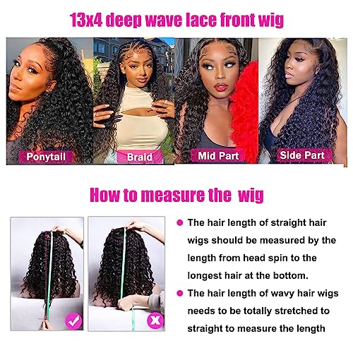 Human Hair Deep Part Lace Front Wig - Image 6