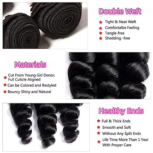 Loose Curl Human Hair Weave - Image 4