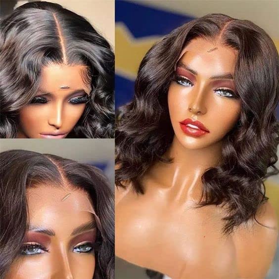 100% Human Hair Wig for Women, Natural Look, Comfortable Fit, Burgundy - Image 3