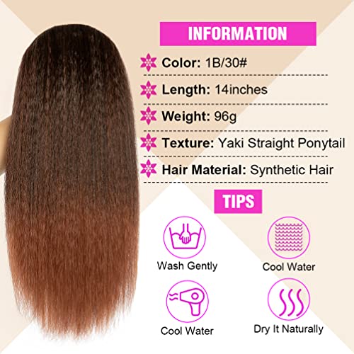 Ombre Human Hair Ponytail - Image 5