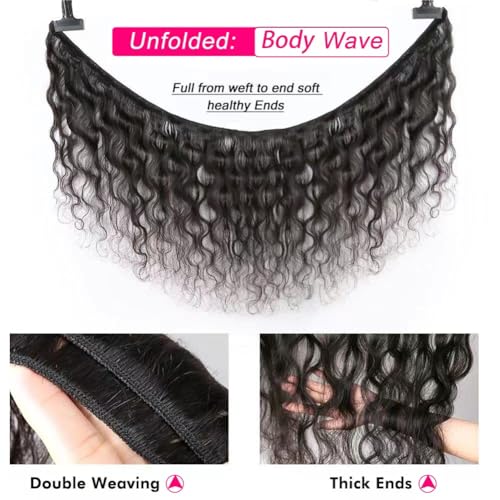 Bobbi Boss Premium Human Hair Extensions, Natural Look Bundles, 100g Volume - Image 3