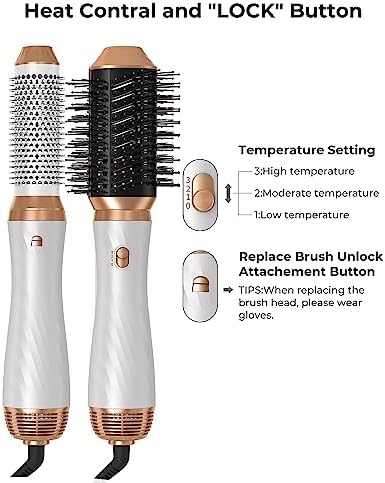 Hot Tools 1.5 Inch Black Gold Volumizer Blow Dryer Brush for Effortless Styling - Image 4