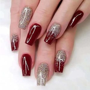 False gel nail designs for trendy and durable nails.