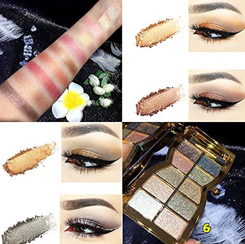 Grey eyeshadow with shimmer. - Image 4