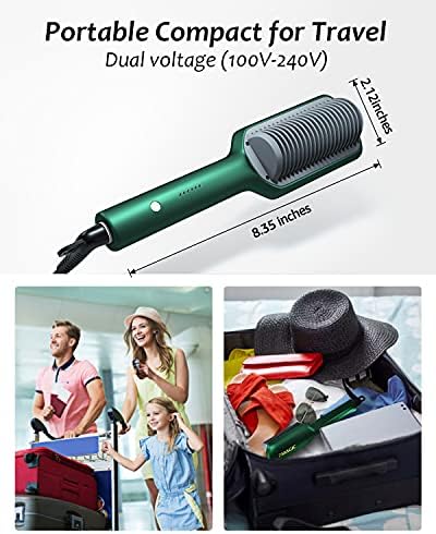 Downtown Hair Brush for Fast Hair Straightening, 10-Inch Size - Image 7