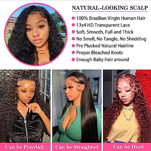 Deep Wave Human Hair Wig - Image 4