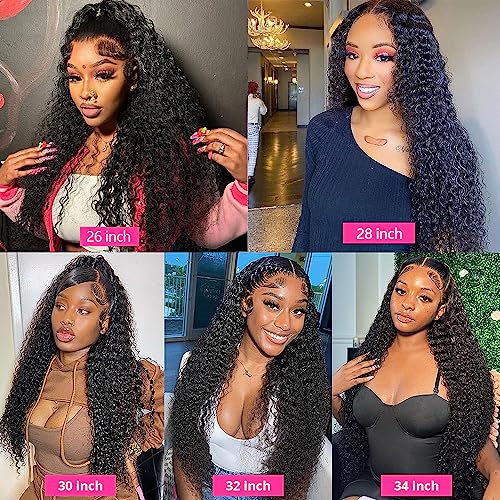 Deep wave human hair wig. - Image 6