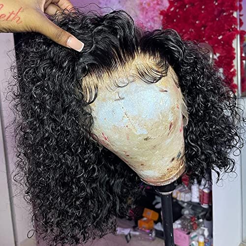 100% Human Hair Medium Length Wig Natural Color New Condition