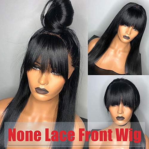 Black human hair wig. - Image 2