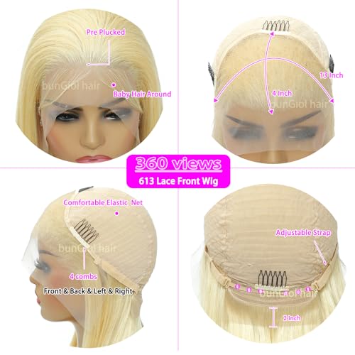 Bleached Knots on Human Hair Wig - Image 4