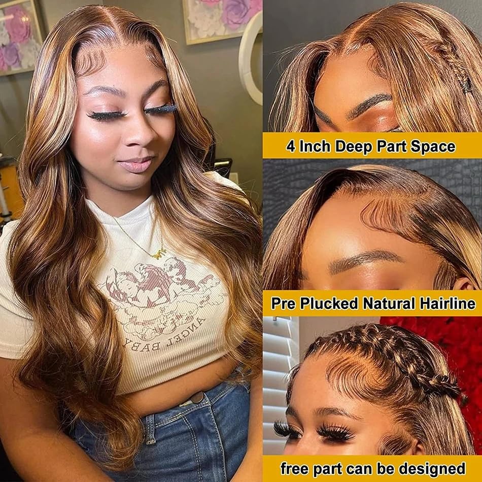Blonde Ombre 13x6 Lace Front Human Hair Wig - Image 3