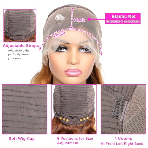 Blonde Ombre Lace Front Human Hair Wig - Image 4