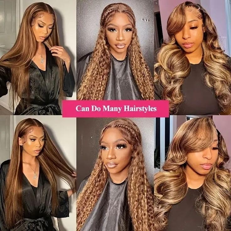 Blonde Ombre Lace Front Human Hair Wig - Image 6
