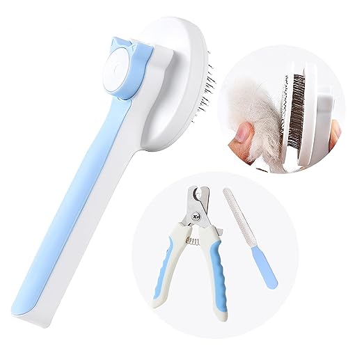 Blue dog nail clippers.