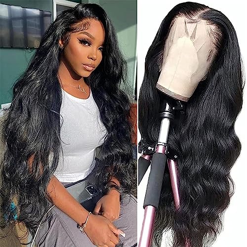 18 Inch Body Wave Human Hair Wig - Natural Texture, Comfortable Fit