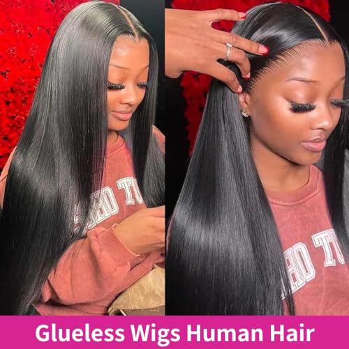 22 Inch 150% Density Natural Look Brazilian Human Hair Wig with Adjustable Straps - Image 2