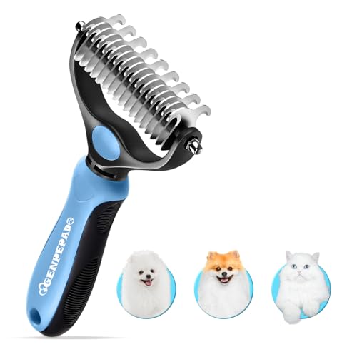 Brush for removing dog shed hair.