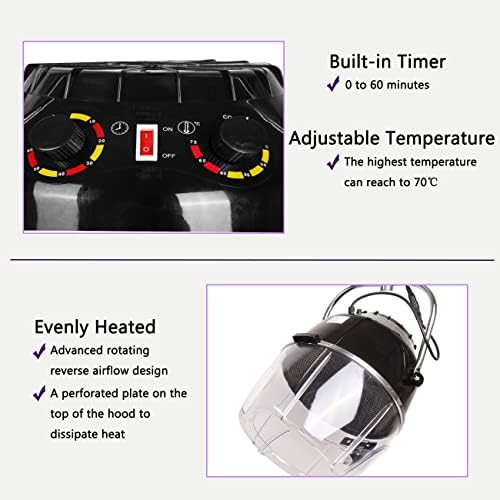 Wall Mounted Hair Dryer 1000W Professional Ionic Blow Dryer for Home Salon - Image 5