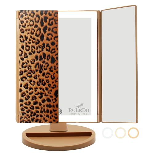 Cheetah print brush for stylish hair styling.