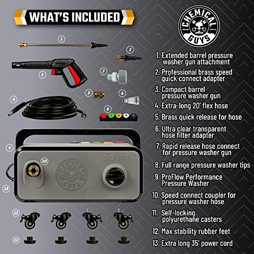 Chemical Guys Pro Blow Dryer 110V High-Powered Professional Grade for Automotive Detailing - Image 4
