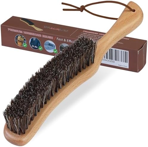Clean horse hair brush properly to maintain quality.