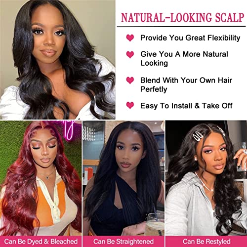 18 Inch 150% Density Clip-in Human Hair Half Wig Extension for Natural Volume and Length - Image 5