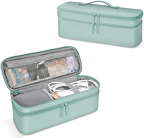 Compact hair brush dryer for travel.
