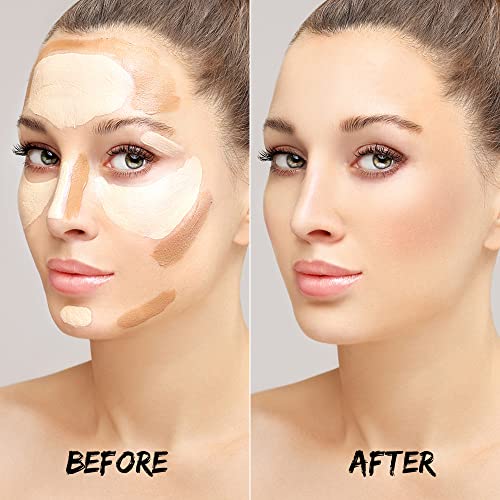 12 Piece Cream Foundation Makeup Kit for Flawless Full Coverage - Image 3