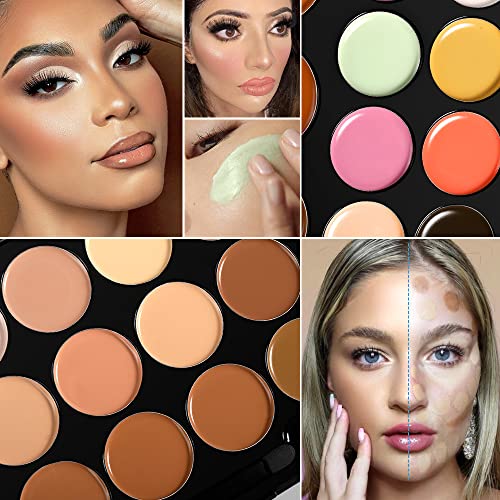 12 Piece Cream Foundation Makeup Kit for Flawless Full Coverage - Image 5