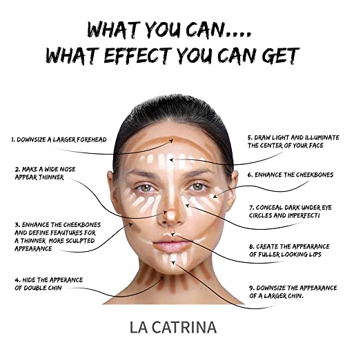 12 Piece Cream Foundation Makeup Kit for Flawless Full Coverage - Image 2