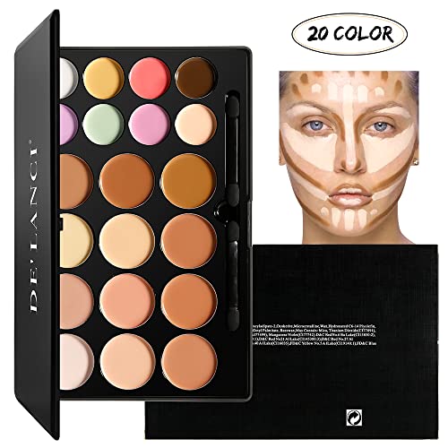 12 Piece Cream Foundation Makeup Kit for Flawless Full Coverage