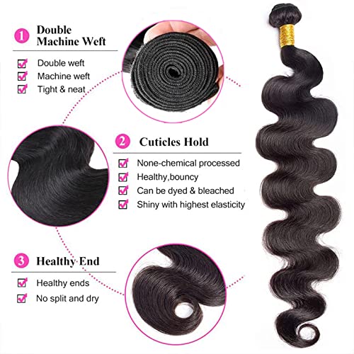Crochet Body Wave Human Hair Extensions - Image 2