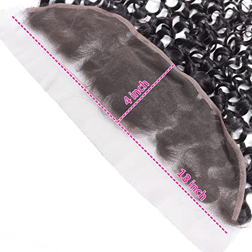 14 Inch 100% Virgin Human Hair Curly Lace Closure for Natural Styling - Image 3