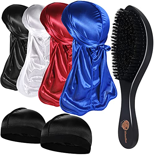 Curved hair brush for men