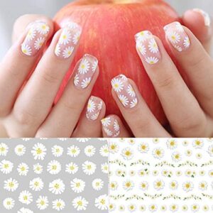 ?Daisy Acrylic Nails?