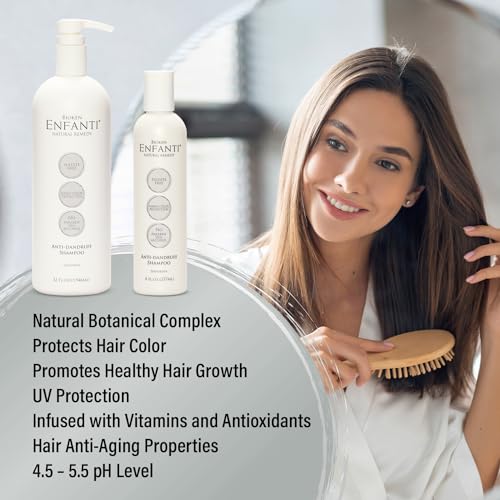 Hydrating 12 oz Dandruff Shampoo for Dry Hair, Effective Flake Control Formula - Image 3