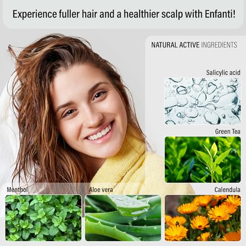 Hydrating 12 oz Dandruff Shampoo for Dry Hair, Effective Flake Control Formula - Image 6