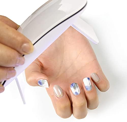 Dark Gel Nails Fashionable Trendy Designs 20 Piece Pack - Image 6