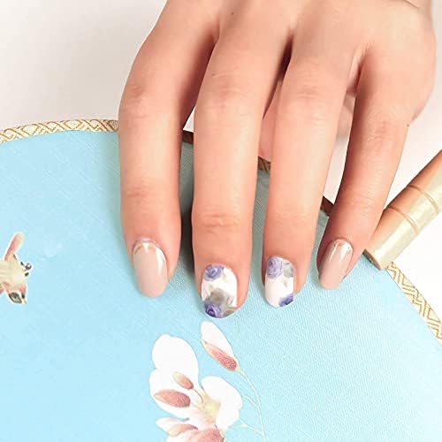 Dark Gel Nails Fashionable Trendy Designs 20 Piece Pack - Image 5