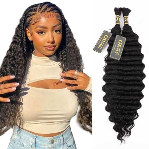 18 Inch Deep Twist 100% Remy Human Hair Extensions for a Natural Look