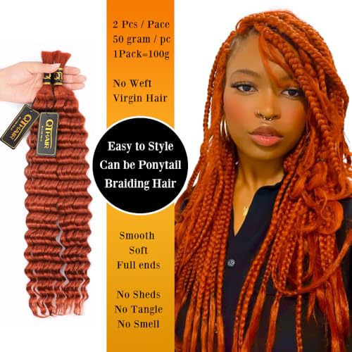24 Inch Deep Wave Hair Braiding Extensions for Stylish, High Quality Looks - Image 2