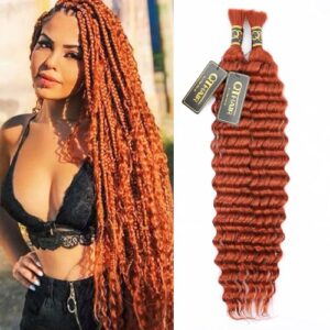 24 Inch Deep Wave Hair Braiding Extensions for Stylish, High Quality Looks